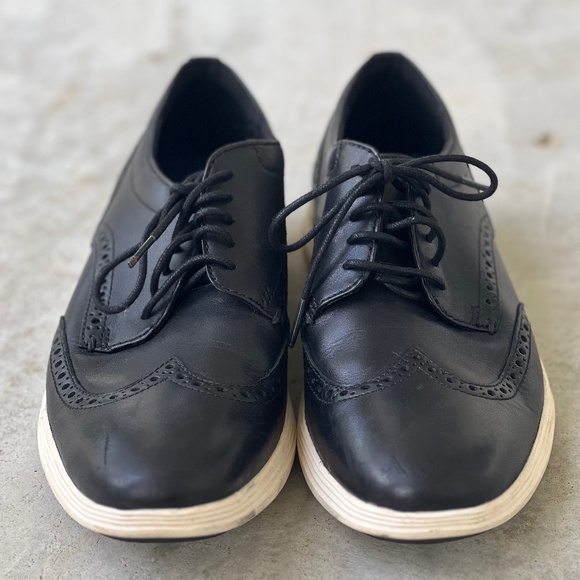MEN'S COLE HAAN GRAND WINGTIP OXFORD DRESS SHOES SZ 9 - Picture 1 of 3
